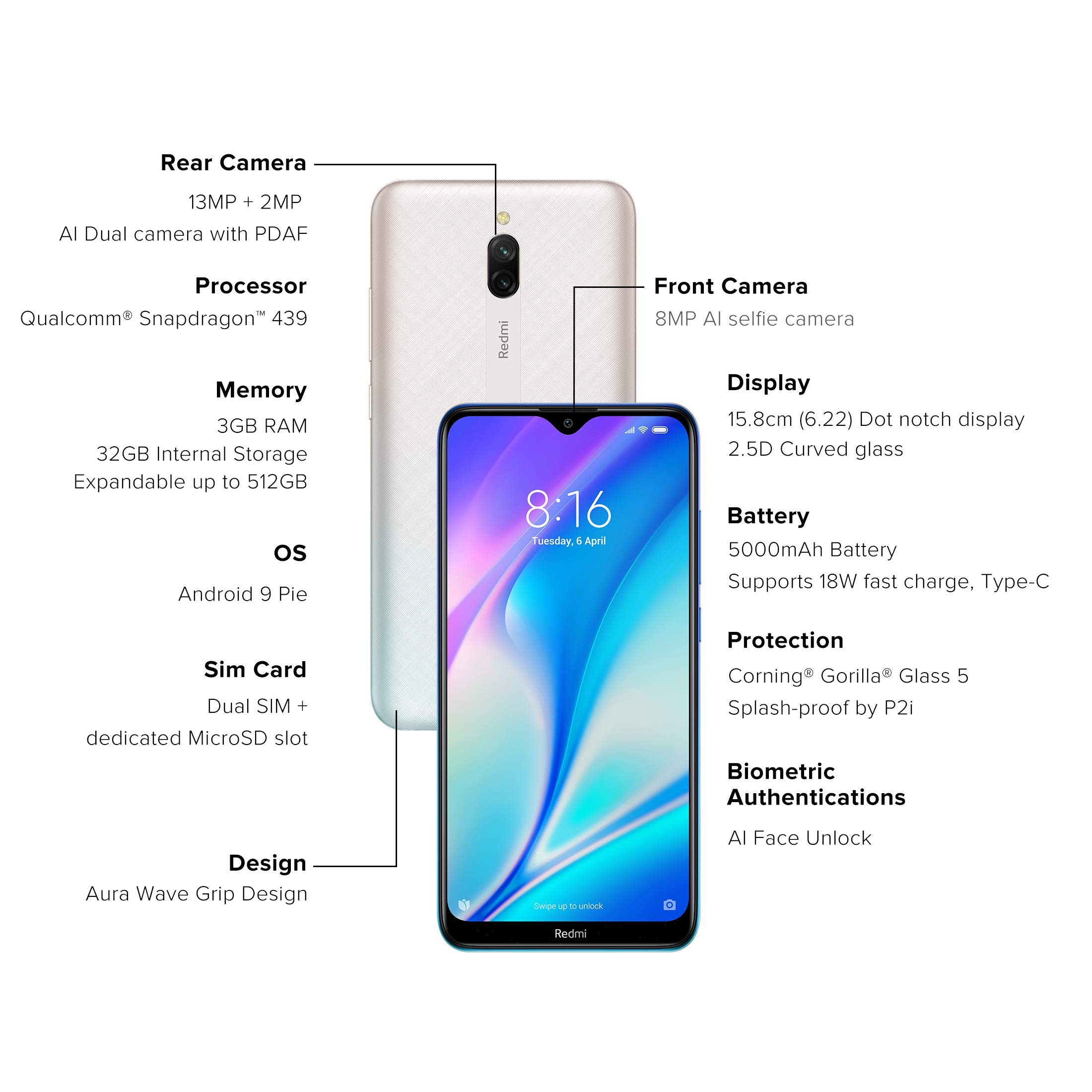 Xiaomi Redmi 8A Dual -…
